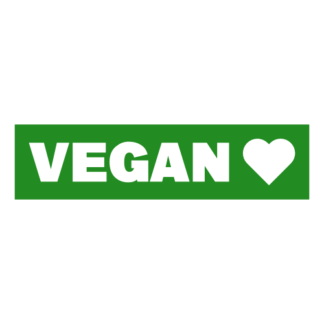 Vegan Decal (Green)